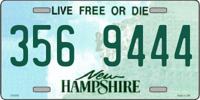 NH license plate 3569444