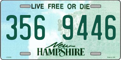 NH license plate 3569446