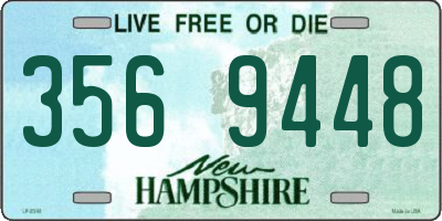 NH license plate 3569448