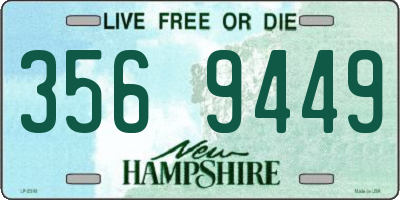 NH license plate 3569449