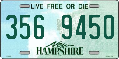 NH license plate 3569450