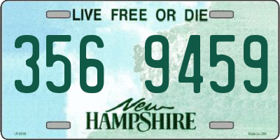 NH license plate 3569459