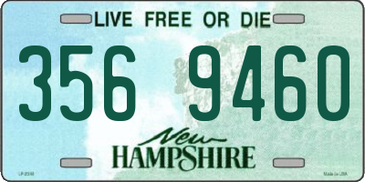 NH license plate 3569460