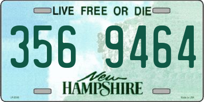NH license plate 3569464