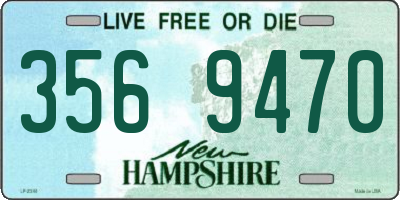 NH license plate 3569470