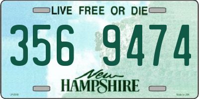 NH license plate 3569474
