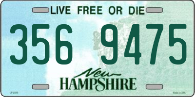 NH license plate 3569475