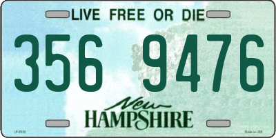 NH license plate 3569476