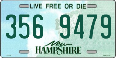 NH license plate 3569479