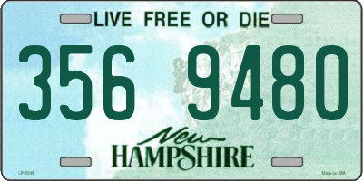 NH license plate 3569480