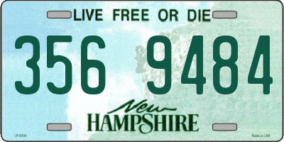 NH license plate 3569484