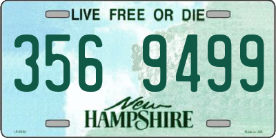 NH license plate 3569499