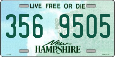 NH license plate 3569505