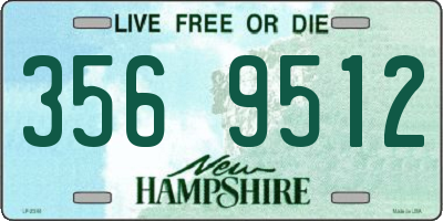 NH license plate 3569512