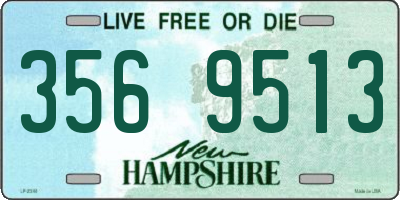NH license plate 3569513