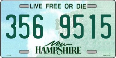 NH license plate 3569515