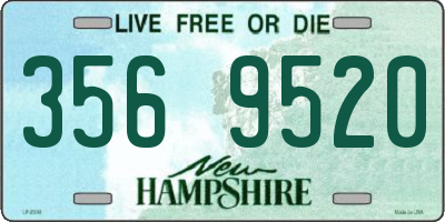 NH license plate 3569520