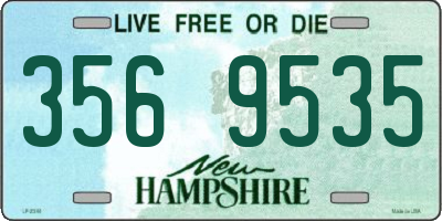 NH license plate 3569535