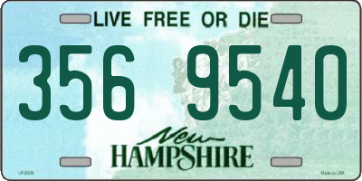 NH license plate 3569540