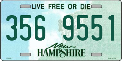 NH license plate 3569551