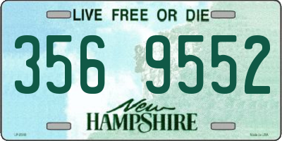 NH license plate 3569552