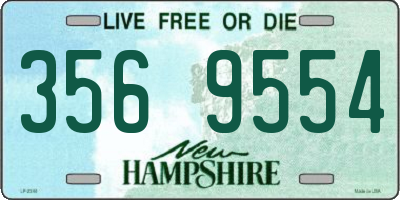 NH license plate 3569554