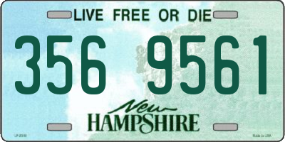 NH license plate 3569561