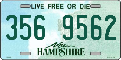 NH license plate 3569562