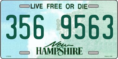 NH license plate 3569563
