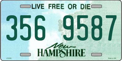 NH license plate 3569587