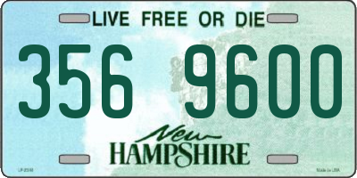 NH license plate 3569600