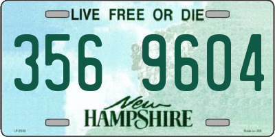 NH license plate 3569604