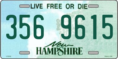NH license plate 3569615