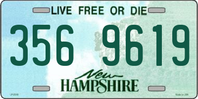 NH license plate 3569619