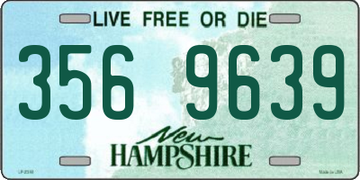NH license plate 3569639