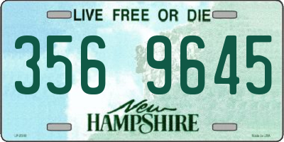 NH license plate 3569645