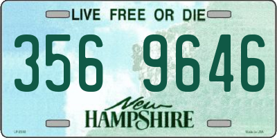 NH license plate 3569646
