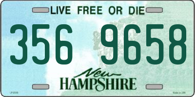 NH license plate 3569658