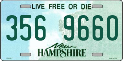NH license plate 3569660