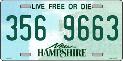 NH license plate 3569663