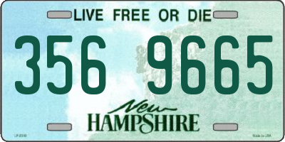 NH license plate 3569665