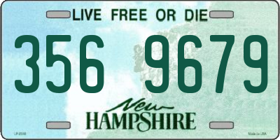 NH license plate 3569679