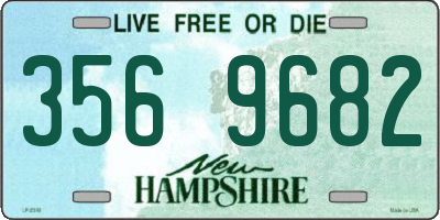 NH license plate 3569682