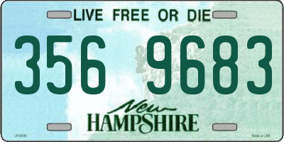 NH license plate 3569683