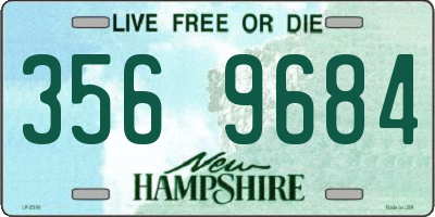 NH license plate 3569684