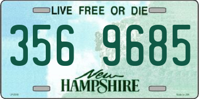 NH license plate 3569685