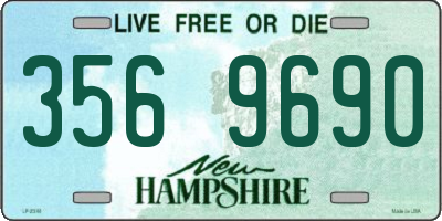 NH license plate 3569690