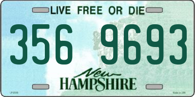 NH license plate 3569693