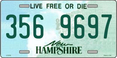 NH license plate 3569697