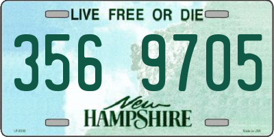 NH license plate 3569705